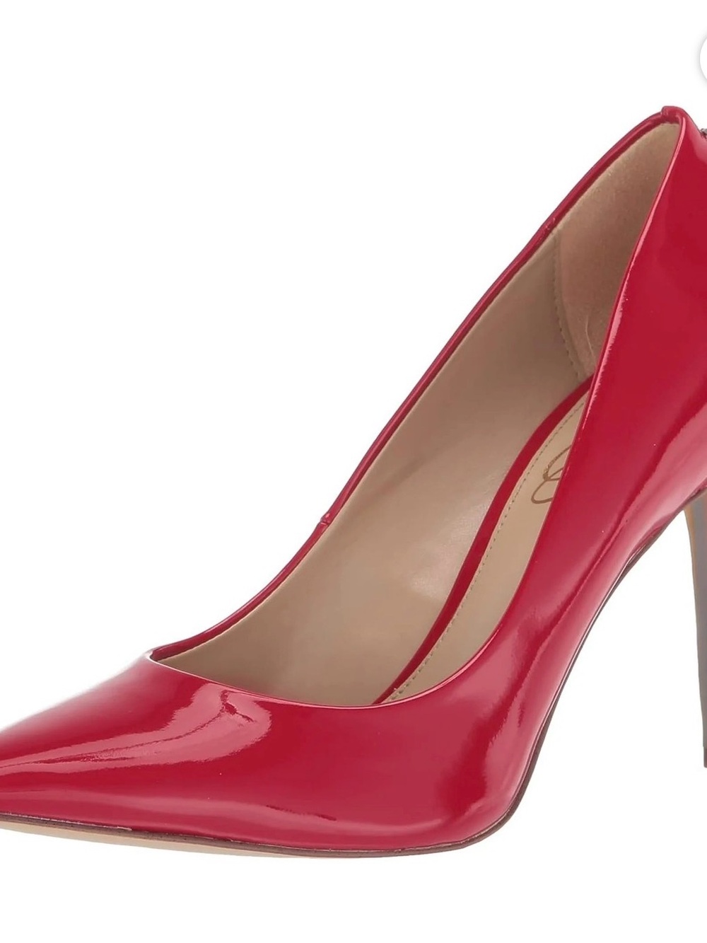 Sam Edelman Hazel Women's Ruby Red Pointed-Toe Pumps - Picture 2 of 5